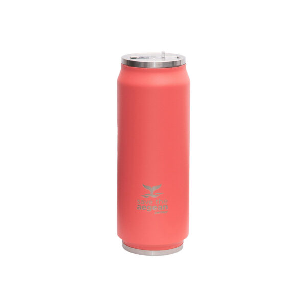 0003320 travel cup save the aegean 500ml fusion coral