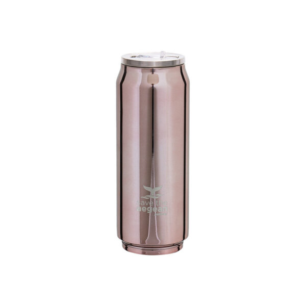 0003338 travel cup save the aegean 500ml rose gold