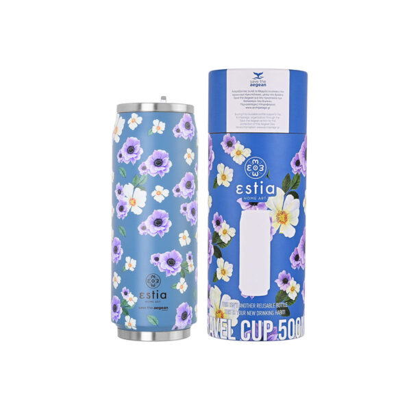 0006917 travel cup save the aegean 500ml garden blue